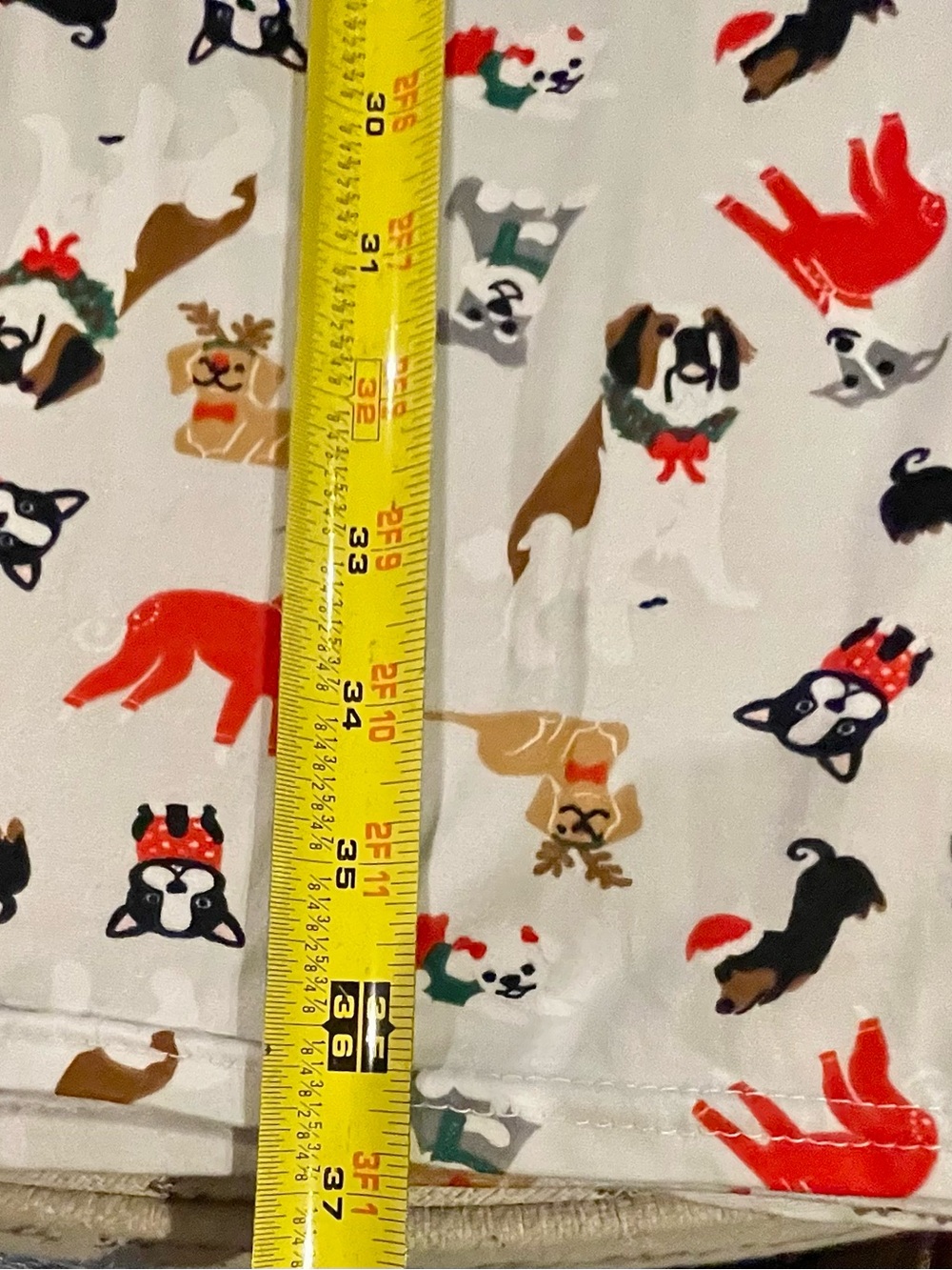 Hello Mello Holiday Lounge Pants – Christmas Dog Print – Size Medium/Large - Picture 11 of 11